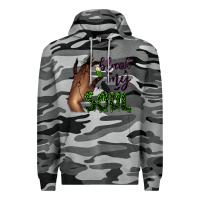 Slate Camo Black my soul Premium Hoodie - NancyCooperArtShop