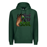 Sports Green Black my soul Premium Hoodie - NancyCooperArtShop