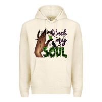 Tofu Black my soul Premium Hoodie - NancyCooperArtShop