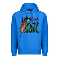 True Royal Black my soul Premium Hoodie - NancyCooperArtShop