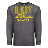 Charcoal Heather BEST WIFE IN THE GALAXY Premium Sweatshirt - Bettercallsaul