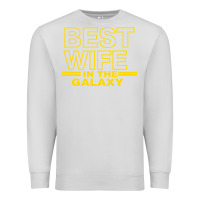 Dove Grey BEST WIFE IN THE GALAXY Premium Sweatshirt - Bettercallsaul