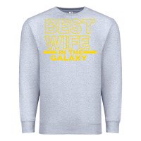 Heather Grey BEST WIFE IN THE GALAXY Premium Sweatshirt - Bettercallsaul