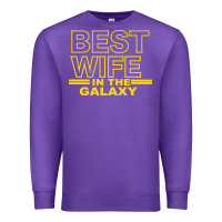 Purple BEST WIFE IN THE GALAXY Premium Sweatshirt - Bettercallsaul