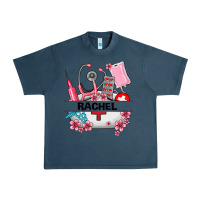 Midnight Navy costom name nurse hat and elements Urban Heavy Tee - AdoDesignShop