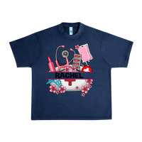 Navy costom name nurse hat and elements Urban Heavy Tee - AdoDesignShop