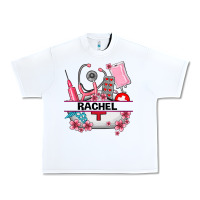 White costom name nurse hat and elements Urban Heavy Tee - AdoDesignShop