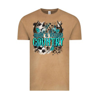 Vintage Camel born  raised country Vintage Tee - NancyCooperArtShop