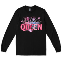Black birthday queen Long Sleeve Tee - MaliasSmallBusiness