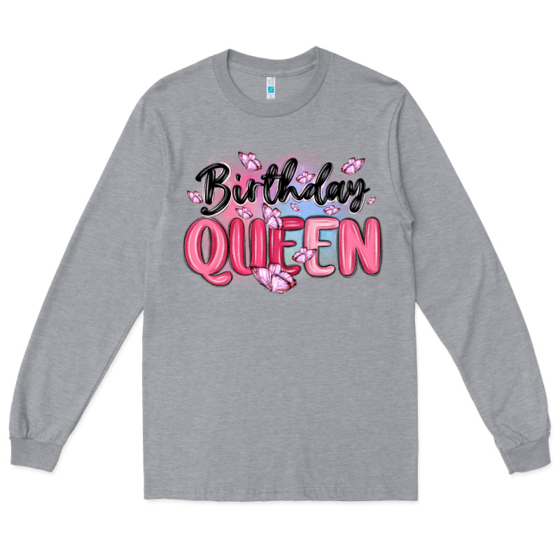 Birthday Queen Long Sleeve Tee by MaliasSmallBusiness | Teevron