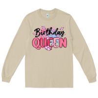 Mushroom birthday queen Long Sleeve Tee - MaliasSmallBusiness