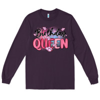 Plum birthday queen Long Sleeve Tee - MaliasSmallBusiness