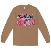 Toasted Coconut birthday queen Long Sleeve Tee - MaliasSmallBusiness