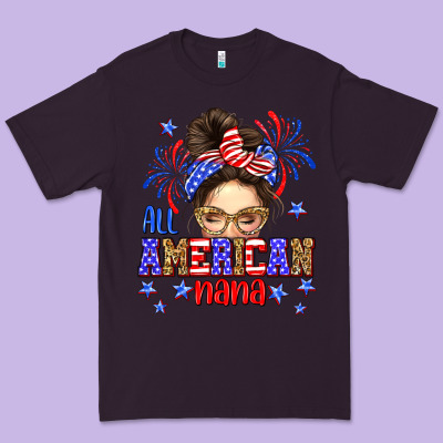 All American Nana Premium Tee Designed By Neo Western
