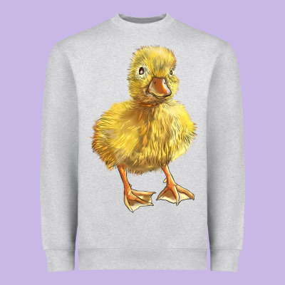 Baby Duck Heavyweight Sweatshirt Designed By Lillyallendesigns