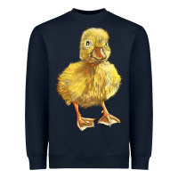 Navy Baby Duck Heavyweight Sweatshirt - LillyAllenDesigns