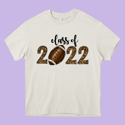 Closs Of 2022 American Football Heavy Core Tee Designed By Ranaportraitstore