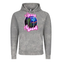 Cloud Rock neon moon Vintage Hoodie - JahusDesignShop