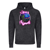 Vintage Black neon moon Vintage Hoodie - JahusDesignShop
