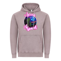 Vintage Zinc neon moon Vintage Hoodie - JahusDesignShop