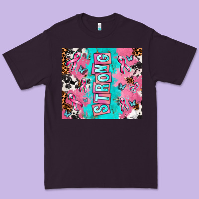 Breast Cancer Awareness Strong Premium Tee Designed By Adodesignshop