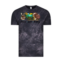 Cloud Black peace love turkey Vintage Tee - LillyAllenDesigns