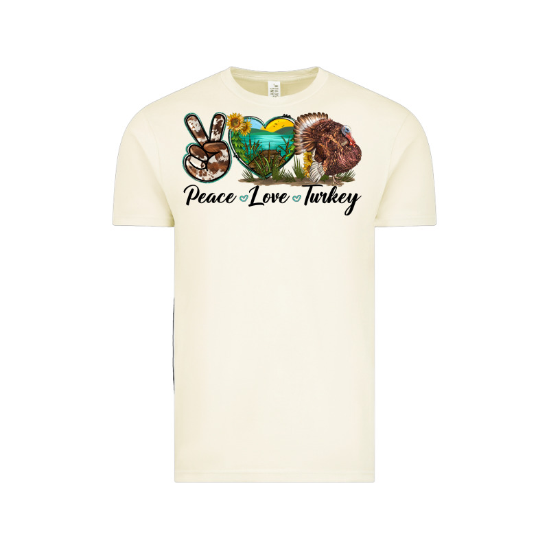 Peace Love Turkey Vintage Tee by LillyAllenDesigns | Teevron