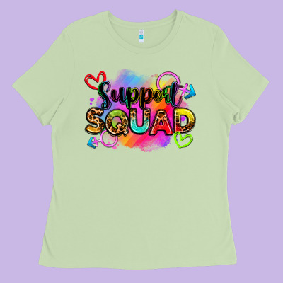 Support Squad Ladies Tee Designed By Zillion Design Studio