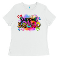 White support squad Ladies Tee - Zillion Design Studio