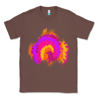Chestnut tie dye glitter patch Classic Tee - AdoDesignShop