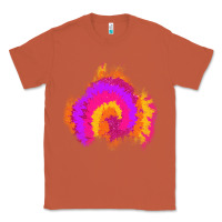 Copper tie dye glitter patch Classic Tee - AdoDesignShop
