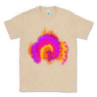 Mushroom tie dye glitter patch Classic Tee - AdoDesignShop