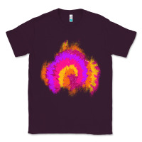 Plum tie dye glitter patch Classic Tee - AdoDesignShop