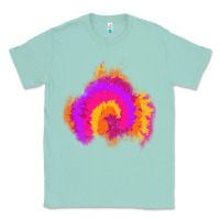 Seafoam tie dye glitter patch Classic Tee - AdoDesignShop