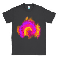 Smoke tie dye glitter patch Classic Tee - AdoDesignShop