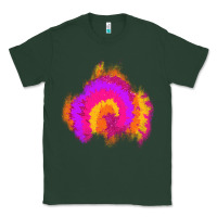 Sports Green tie dye glitter patch Classic Tee - AdoDesignShop
