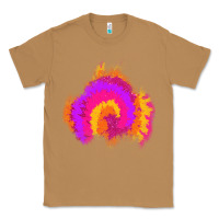Toasted Coconut tie dye glitter patch Classic Tee - AdoDesignShop