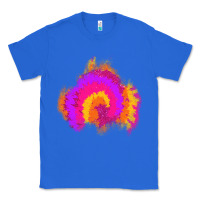 True Royal tie dye glitter patch Classic Tee - AdoDesignShop