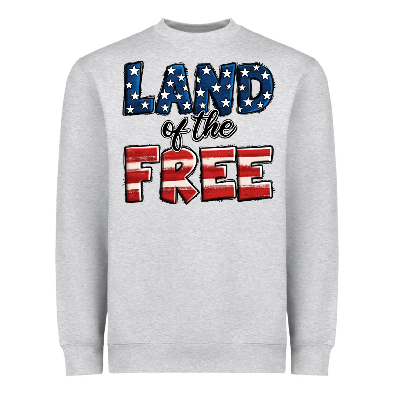 Land Of The Free America Heavyweight Sweatshirt by Jasminsmagicworld | Teevron