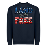 Navy Land of the free America Heavyweight Sweatshirt - Jasminsmagicworld