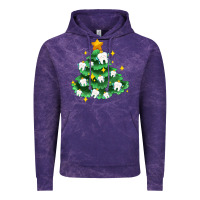 Cloud Purple Christmas tree with teeth Vintage Hoodie - AdoDesignShop