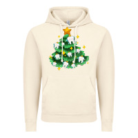 Vintage Artic Christmas tree with teeth Vintage Hoodie - AdoDesignShop