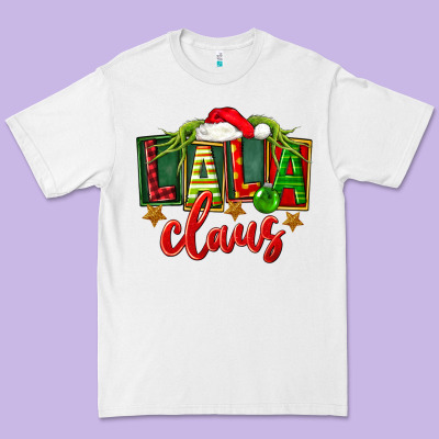Christmas Lala Claus Premium Tee Designed By Fadigitalartstudio