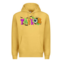 Antique Gold Personalized Halloween Premium Hoodie - NancyCooperArtShop