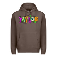 Coffee Personalized Halloween Premium Hoodie - NancyCooperArtShop