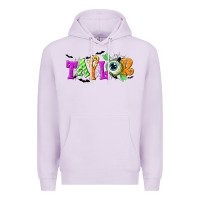 Lilac Personalized Halloween Premium Hoodie - NancyCooperArtShop