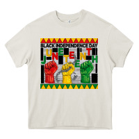 Cream black independence day juneteenth tumbler Heavy Core Tee - BarkalooDesign