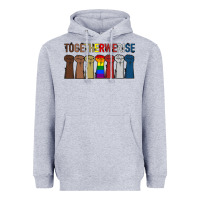 Heather Grey Togetherwerise Heavyweight Hoodie - Bettercallsaul