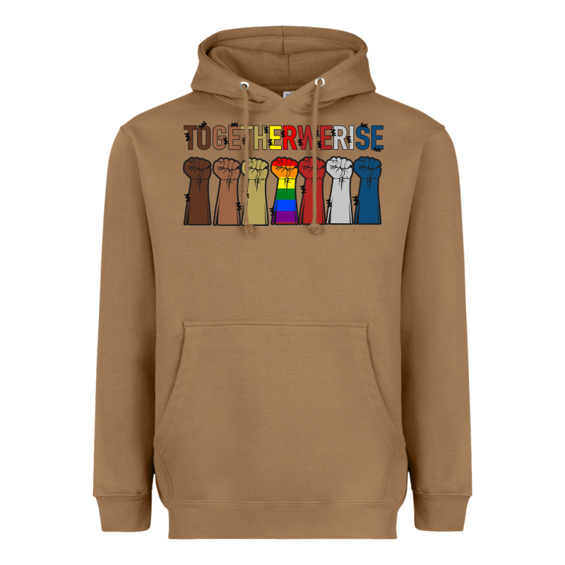 Togetherwerise Heavyweight Hoodie by Bettercallsaul | Teevron