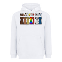 White Togetherwerise Heavyweight Hoodie - Bettercallsaul